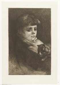 Retrato de Eleonora Bos com gato