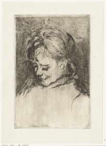 Retrato de uma rapariga, à esquerda