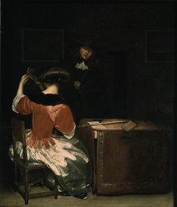 A lição de música de Gerard, Ter Borch