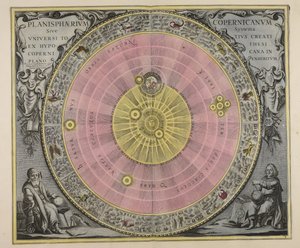 Planisphaerium Copernicanum $, ou, no plano do sistema como um todo exibiu ao todo do criado com base na hipótese Copcrnicana de Gerard Valck