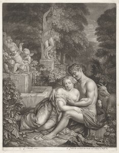 Vertumnus em Pomona de Gerard Valck