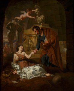 Gaius Maecenas (70 a.C. - 8 a.C.) apoia as artes plásticas em declínio de Gerard de Lairesse