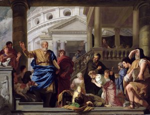 A morte de Ananias, 1687-89 de Gerard de Lairesse