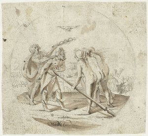 O julgamento de Paris de Gerard ter Borch (I) (possibly)