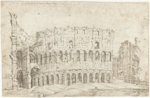 Exterior das ruínas do Coliseu, Roma