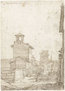 Vista da Via Panisperna a Santa Maria Maggiore, Roma