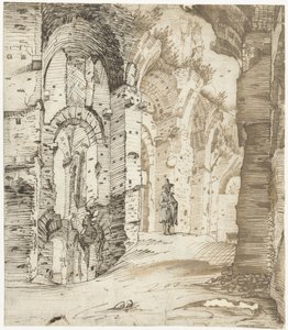 Ruínas das subestruturas do palácio de Septimius Severus, Roma
