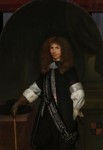 Jacob de Graeff (1642-90). No uniforme de um oficial de Gerard ter Borch (II) (signed by artist)