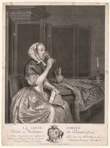 Bebendo um brinde. de Gerard ter Borch