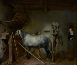 Estábulo para cavalos de Gerard ter Borch