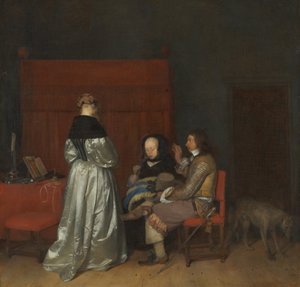 A Gallant Conversation, conhecida como Admoestação Paterna de Gerard ter Borch