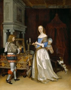 Senhora em sua toilette, c.1660