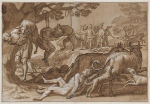 Rei Jarmeric coloca Wends capturado para a tortura de Gerard van Honthorst