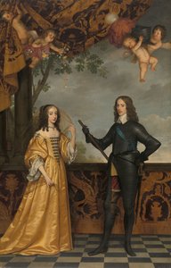 Retrato de Willem II (1626-1650), Príncipe de Orange, e sua Esposa Mary Stuart (1631-1660)