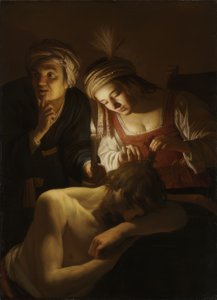 Sansão e Dalila de Gerard van Honthorst