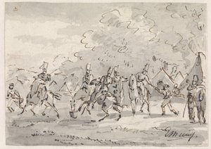 Cavalaria no acampamento