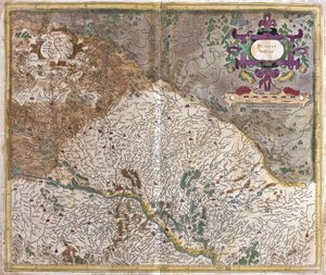 Alsace, França (gravura de Gerardus Mercator