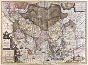 Ásia (gravura de Gerardus Mercator