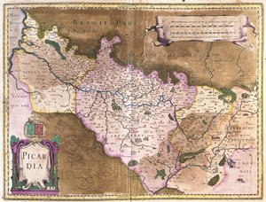 Bélgica (gravura de Gerardus Mercator
