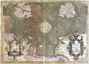 Colónia, Waldeck (Hesse), Alemanha (gravura de Gerardus Mercator