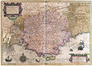 França (gravura de Gerardus Mercator