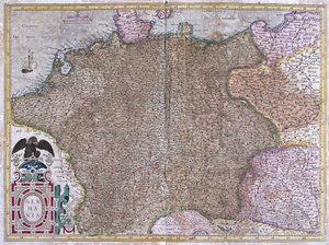 Alemanha (gravura de Gerardus Mercator