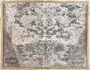 Lorraine, França (gravura de Gerardus Mercator