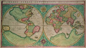 Mapa do mundo, do 