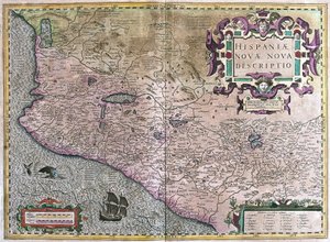México (gravura de Gerardus Mercator