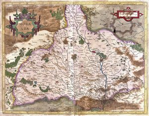 Moravia, República Checa (gravura de Gerardus Mercator