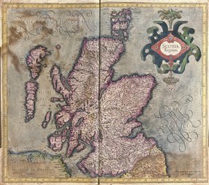 Escócia, Grã-Bretanha de Gerardus Mercator