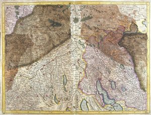 Suíça (gravura de Gerardus Mercator
