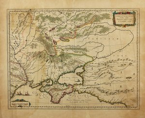 Taurica Chersonesus. Mapa da Crimeia, 1595