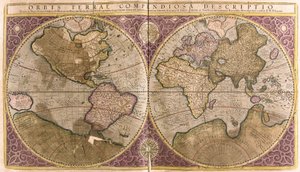 O globo (gravura de Gerardus Mercator