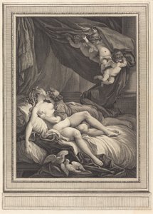 Vênus e Adônis de Geraud Vidal after Charles Monnet