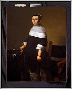 Retrato da sua mulher de Gerbrandt van den Eeckhout