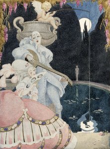 Elegante e Pierrot de Gerda Marie Frederike Wegener
