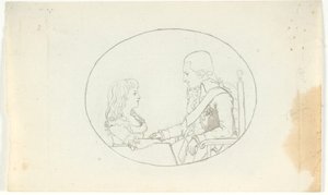 Príncipe herdeiro Frederik com o príncipe herdeiro (Cr. VIII) de Gerhard Ludvig Lahde
