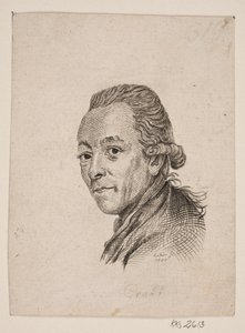 Retrato do pintor A. Graff de Gerhard Ludvig Lahde