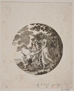A vinheta do título para Flora da Dinamarca e Holstein de Gerhard Ludvig Lahde
