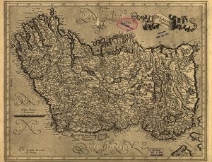 Irlandiae regnum. LOC 99446223 de Gerhard Mercator