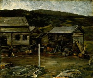Noite de outono na quinta, Øylo de Gerhard Munthe