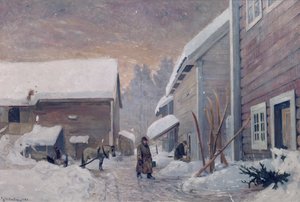 O médico regressa a casa de Gerhard Peter Frantz Vilhelm Munthe