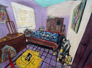 Presépio de arte, 2024 (óleo sobre tela) de Gerhardt Isringhaus