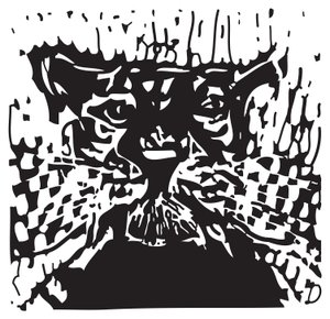 Gato com bigodes de Gerhardt Isringhaus