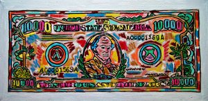 Ten Grand,2019 (óleo sobre tela) de Gerhardt Isringhaus