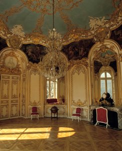 Arquitetura interna: apartamento da princesa de Soubise realizado pelo arquiteto Germain Boffrand (1667-1754) em Paris. de Germain Boffrand