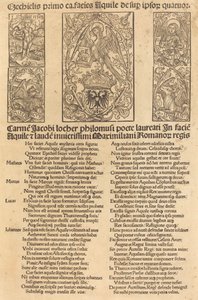 Alegoria da Águia e Imperador Maximiliano I de German 15th Century