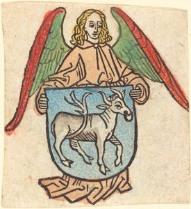 Bookplate de Hilprand Brandenburg de Bibrach de German 15th Century