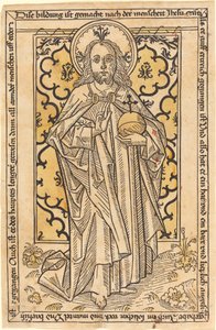 Antes de Cristo nos Salvatore de German 15th Century